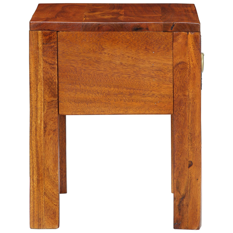 Bijzettafel 40X30X36 Cm Massief Hout Acacia