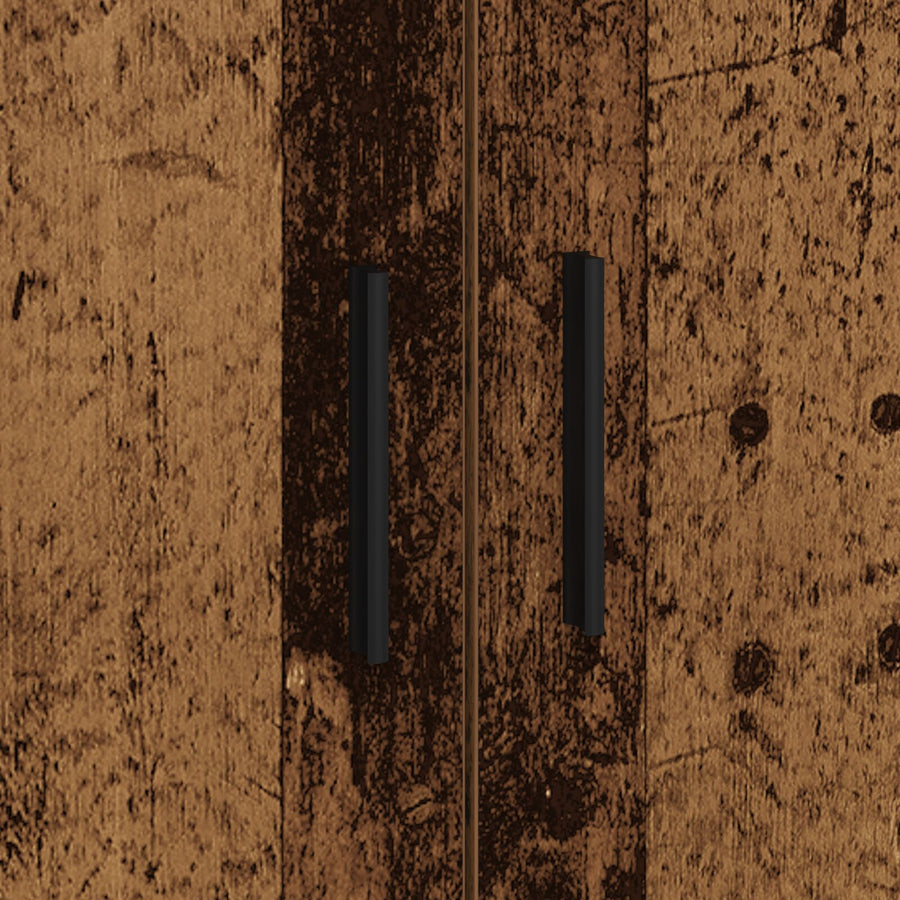 Opslagbed Oud Hout Massief Hout En Fineer 75 X 190 Cm Opslag Artisanaal Eiken