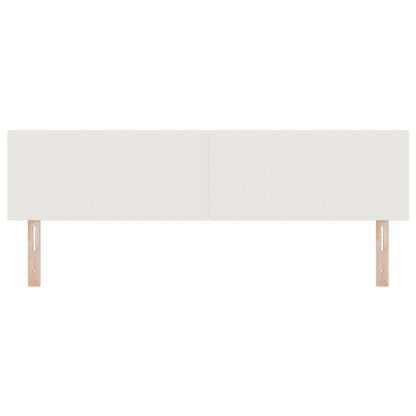 Hoofdbord Eenvoudig Design Corduroy Stof Crème 180 cm Laag hoofdbord