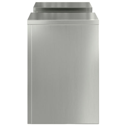Buiten Plantenstandaards Pilar 2 Stuks 24X24X35 Cm Gegalvaniseerd staal 2x (35 cm)