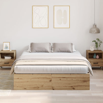 Opbergbedframe Artisan Eiken 150 x 200 cm