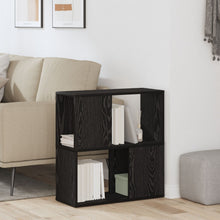Boekenrek Geëngineerd Hout Zwart eiken 60 x 24 x 63 cm
