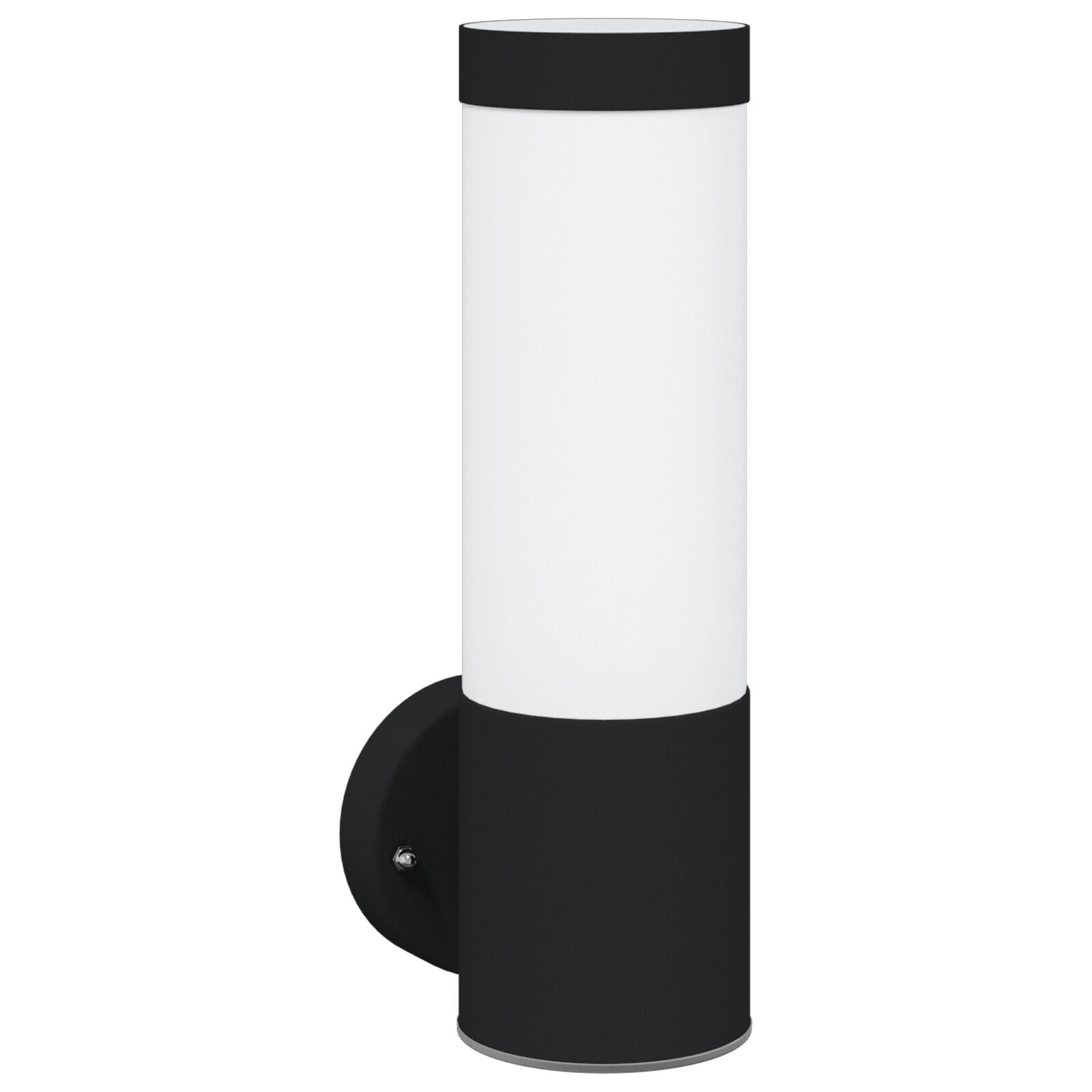 Buiten Wandlamp Rvs Ip44 1 Zwart zonder sensor