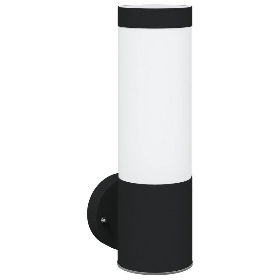 Buiten Wandlamp Rvs Ip44 1 Zwart zonder sensor
