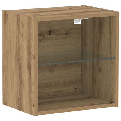 Zwevende Plank 40X28,5X40 Cm Bewerkt Hout 1 Artisan eiken