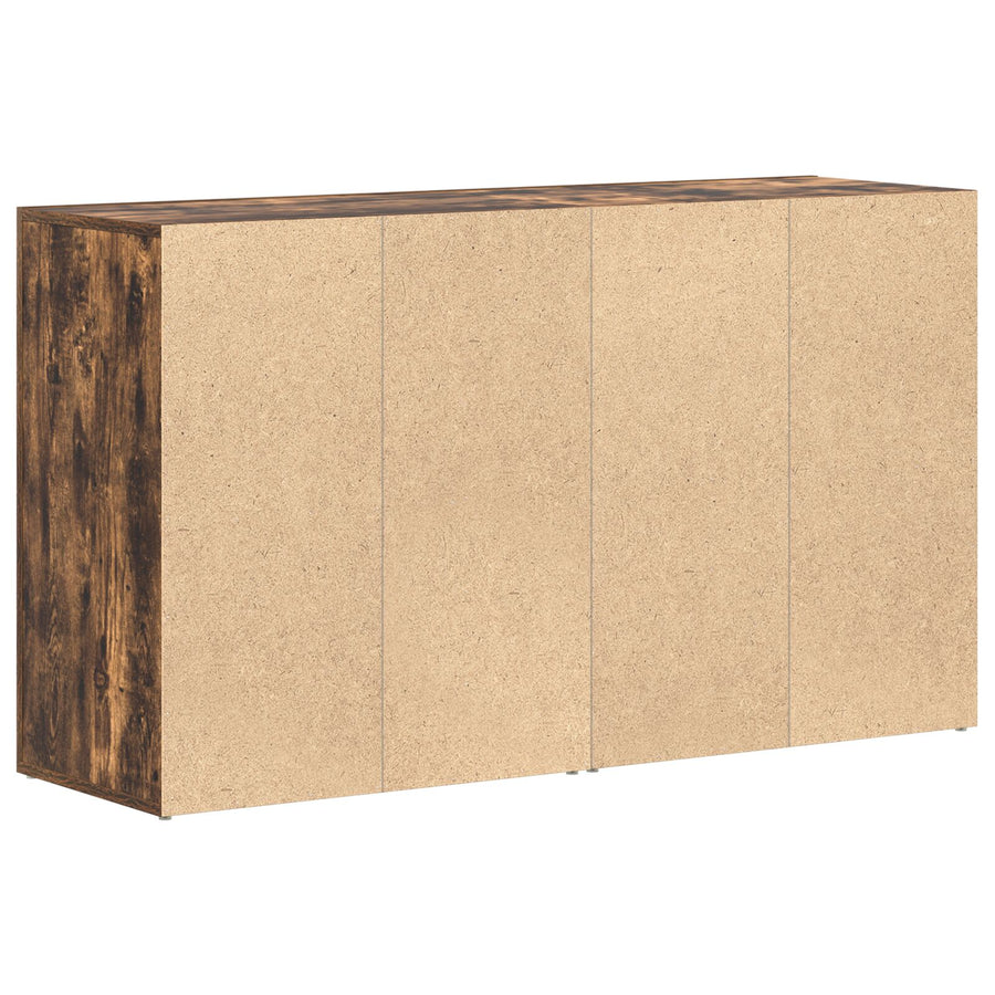 Dressoir Bewerkt Hout 120 X 36 X 69 Cm Dressoir