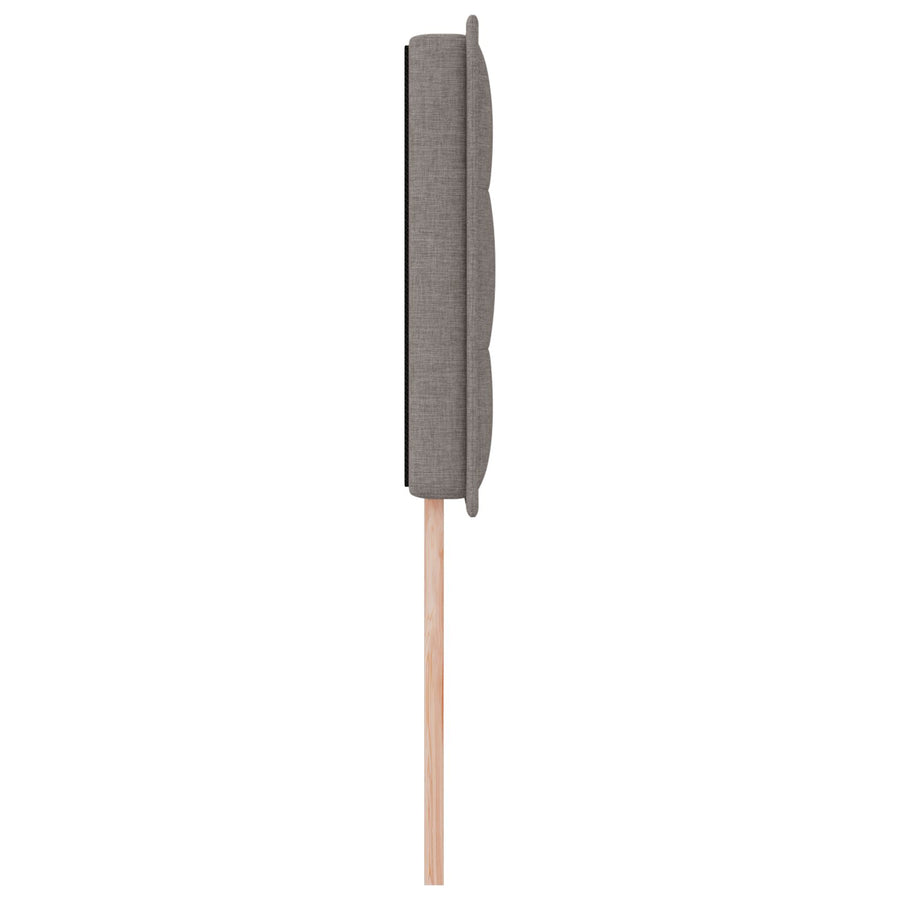 Hoofdbord Lijnenontwerp Stof Taupe 80 cm Laag hoofdbord