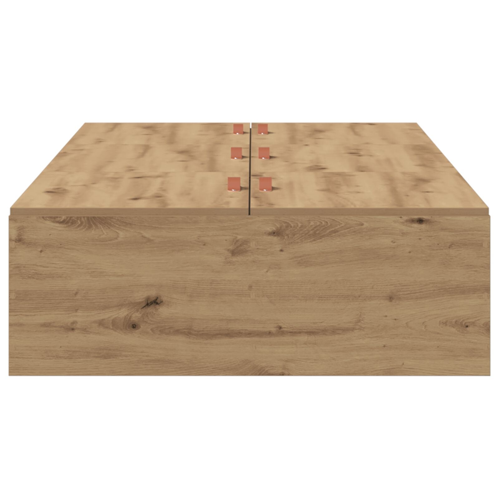 Opbergbedframe Artisan Eiken Massief Eikenhout 90 x 200 cm