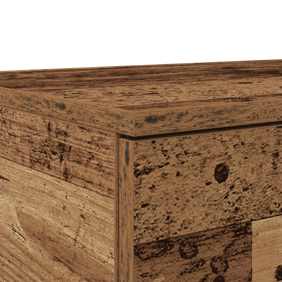 Bedladen Grijs Sonoma Gelaagd Hout Oud hout 140 x 36,5 x 16,5 cm