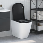 Toilet Seat Black 47.5 x 35 x 3.6 cm Duroplast