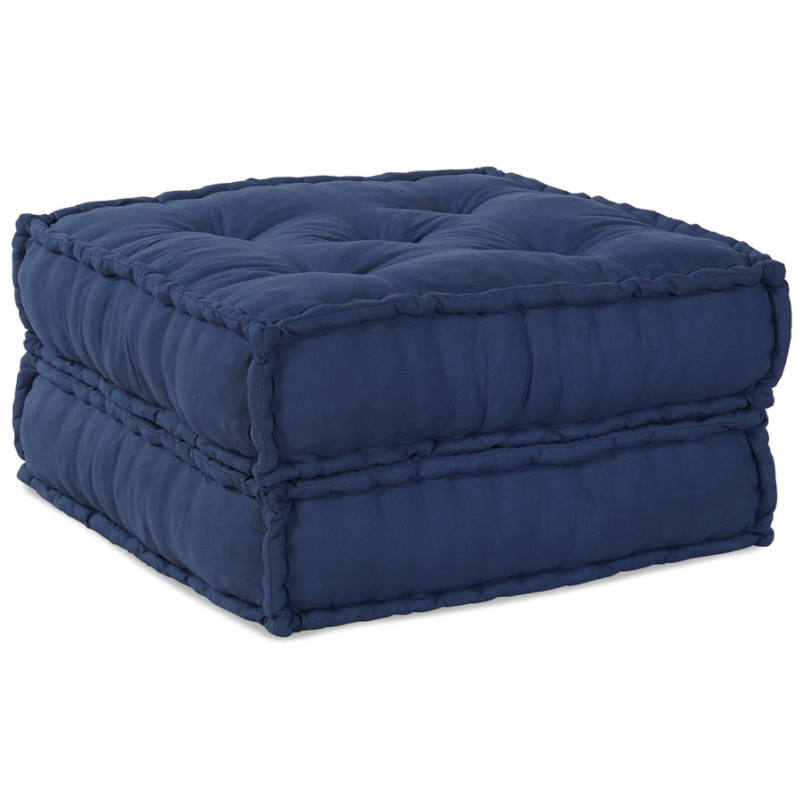 Modulaire Poefjes 4 Stuks Stof Indigo 70 x 70 x 54 cm Lounge + 3x midden