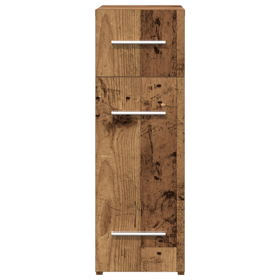 Apothekerskast Oud Hout 20X45,5X60 Cm Bewerkt Hout