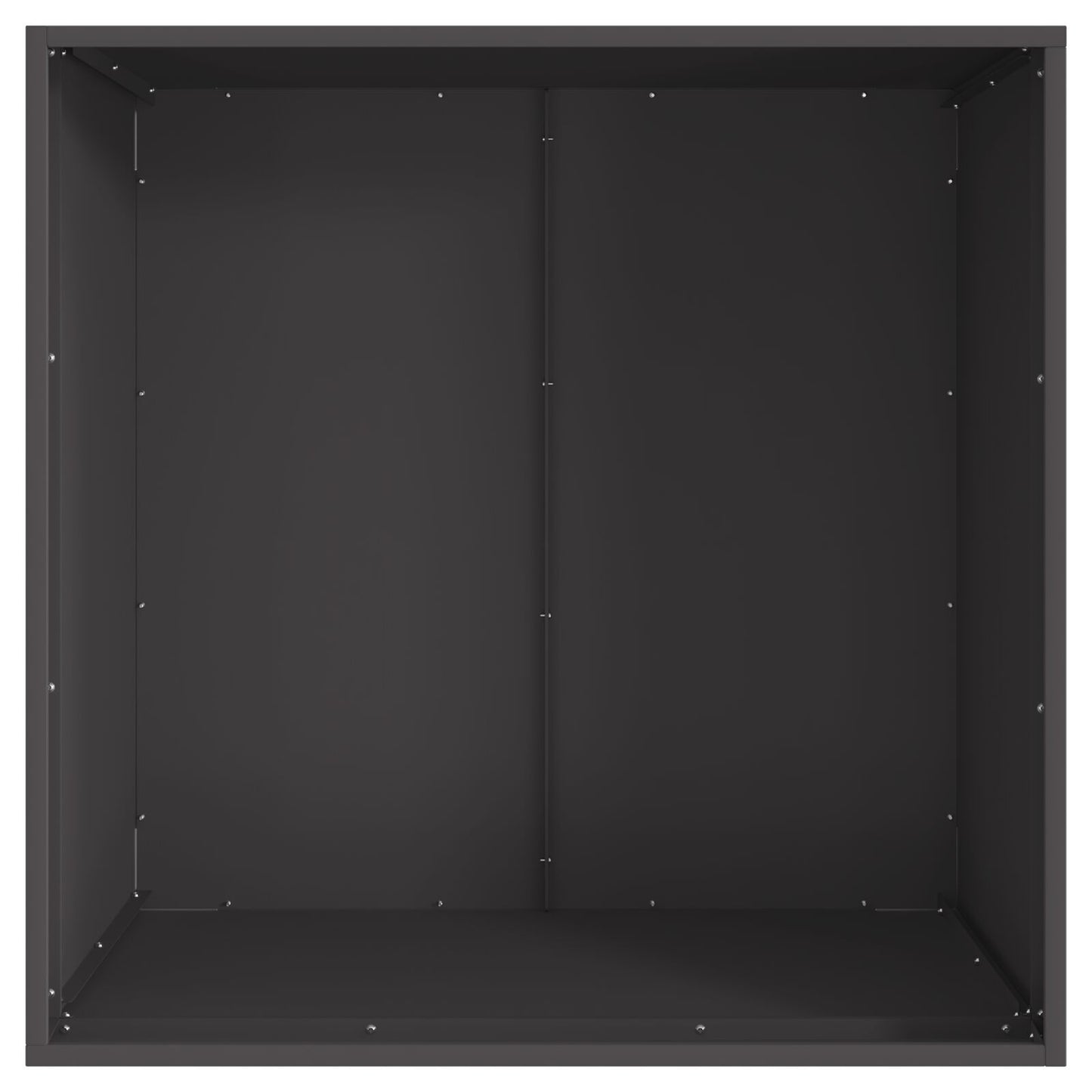 Vuurkorf Vierkant Zwart Staal 80 x 80 x 43 cm Koudgewalst staal/Zwart