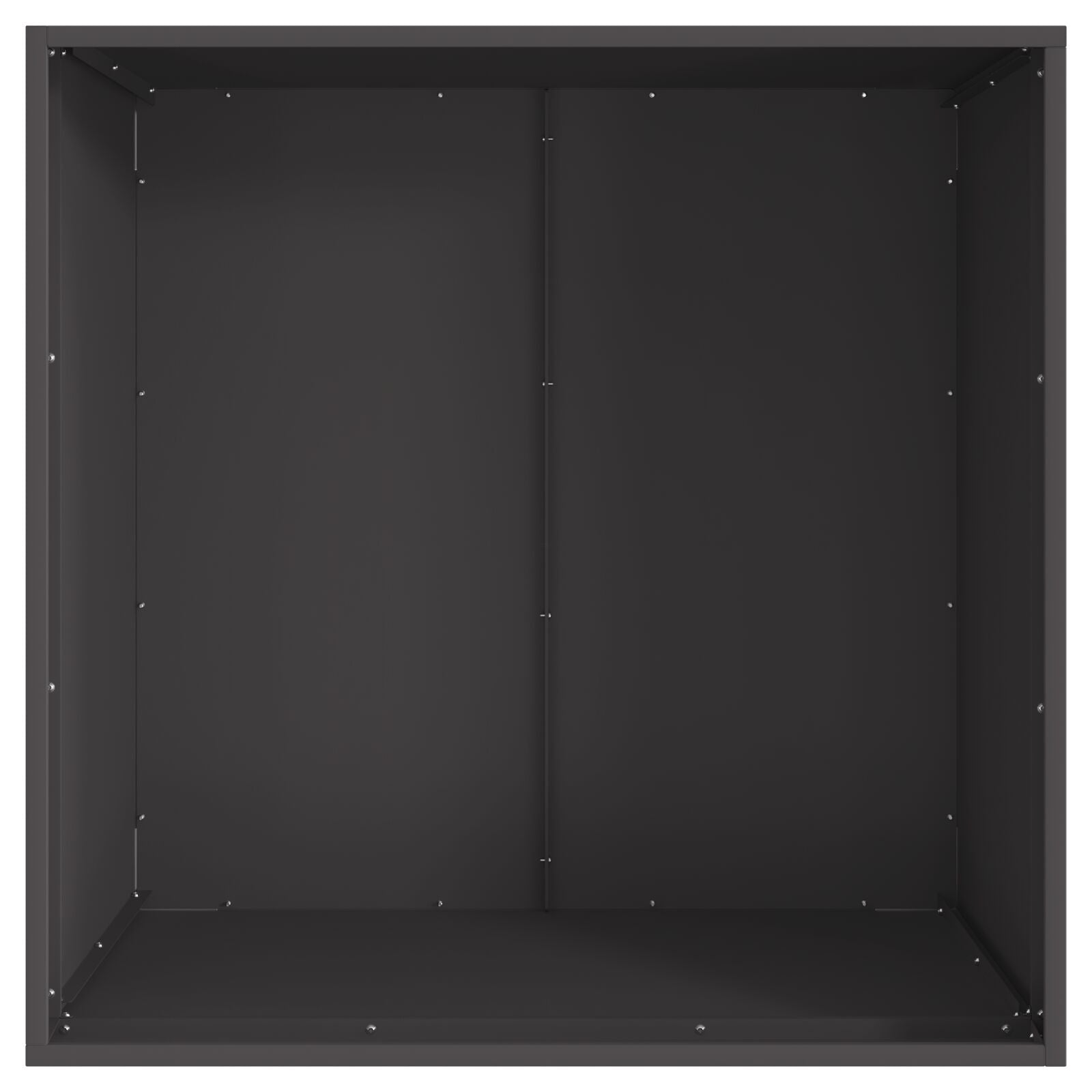 Vuurkorf Vierkant Zwart Staal 80 x 80 x 43 cm Koudgewalst staal/Zwart