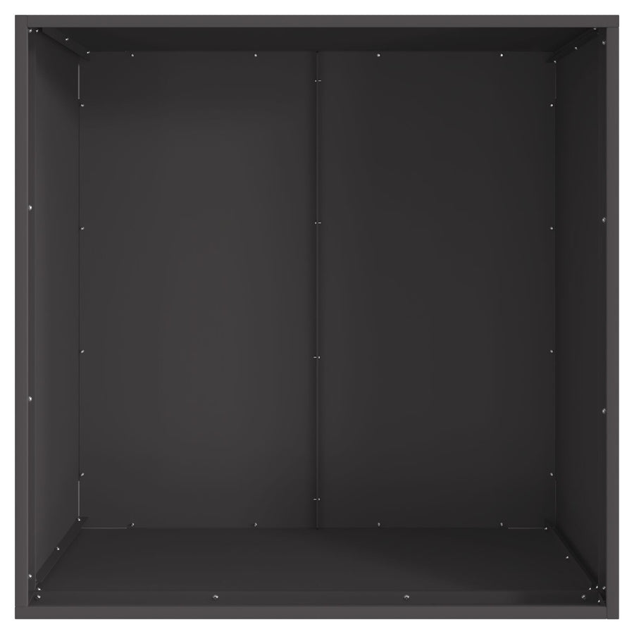 Vuurkorf Vierkant Zwart Staal 80 x 80 x 43 cm Koudgewalst staal/Zwart