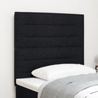 Hoofdbord 100 cm stof zwart