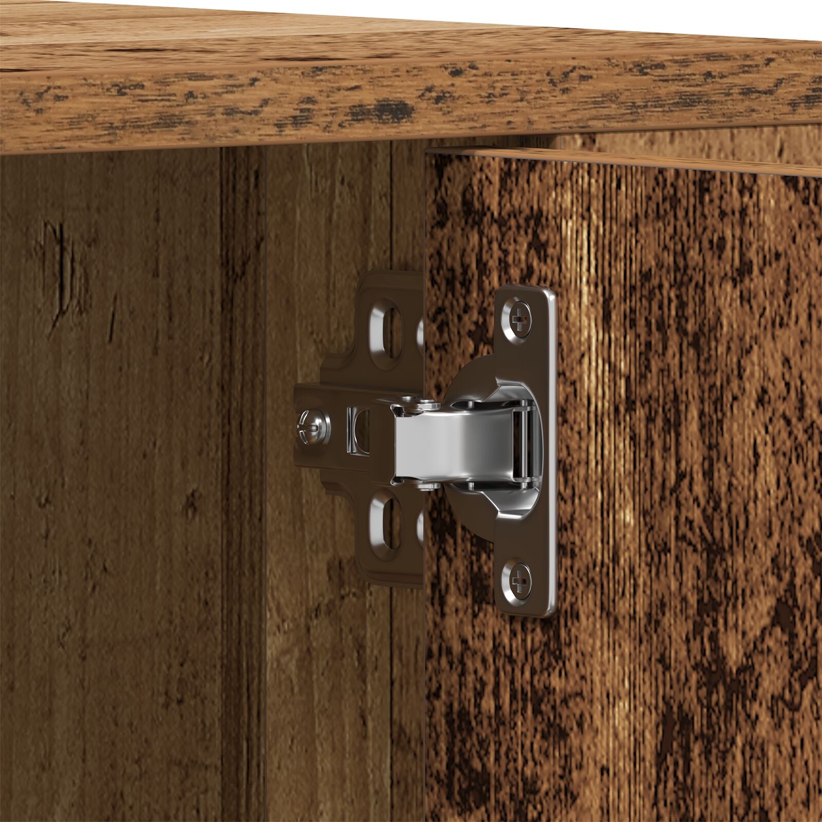 Tv-Kast Oud Hout 100X35X40 Cm Engineered Wood Oude hout