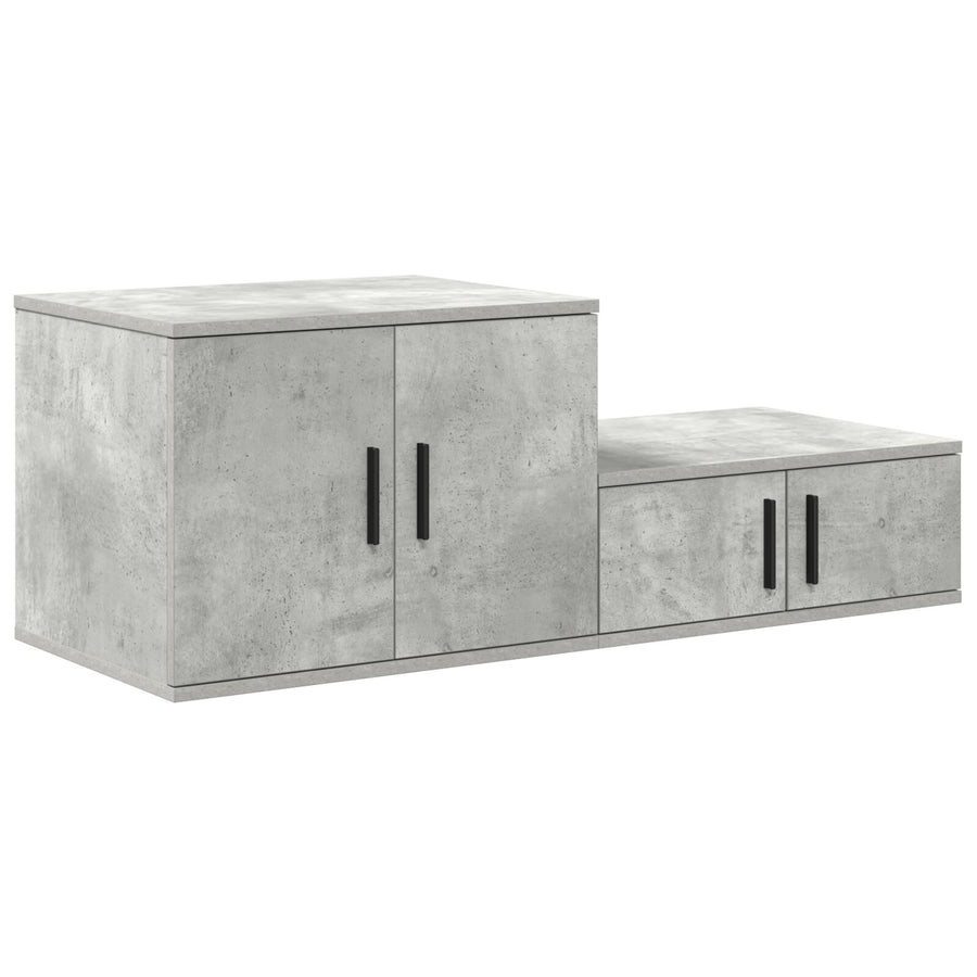 Opberggemeubileerd Betonnen Grijs Engineered Hout Beton grijs 108 x 41 x 40 cm