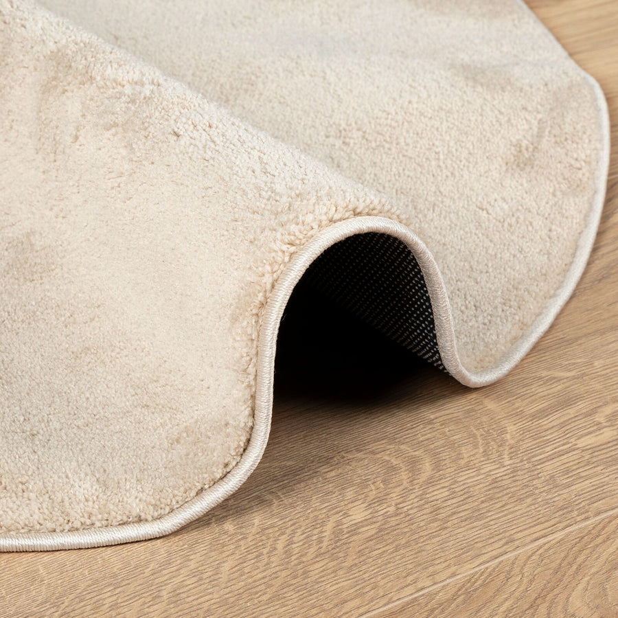 Vloerkleden Polypropeen Antislip Vloerkleed Beige 120 x 170 cm
