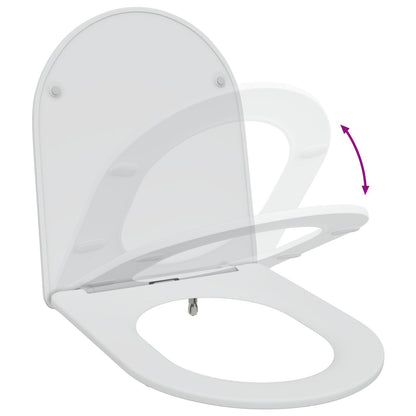 Snelle Ontgrendel Toiletbril Met Soft Close Duroplast Wit