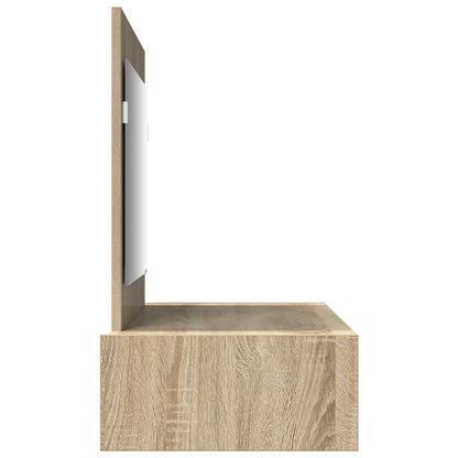 Wandkaptafel 100 x 40 x 70 cm Sonoma eik zonder LED