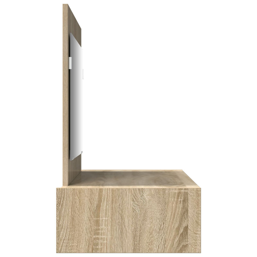 Wandkaptafel 100 x 40 x 70 cm Sonoma eik zonder LED
