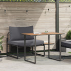 Outdoor Steel Chairs 2 pcs Anthracite Steel