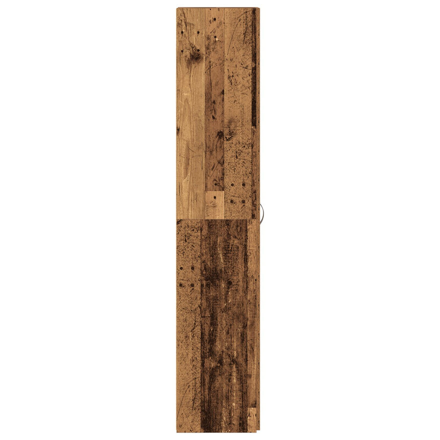 Schoenkast Oude Hout Massief Gerecycled Hout Schoenrek