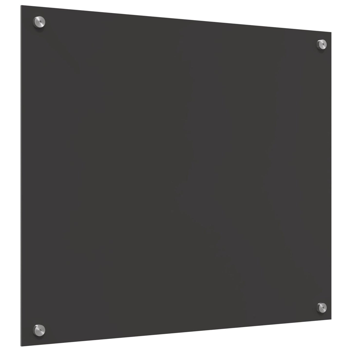 Keuken Achterwand 70X60X0,6 Cm Gelaagd Glas Donkergrijs 70 x 60 cm