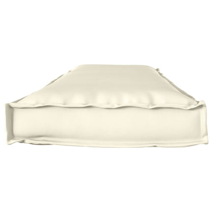 Palletkussen Voor Bank 140X40X8 Cm Oxford Stof Crème