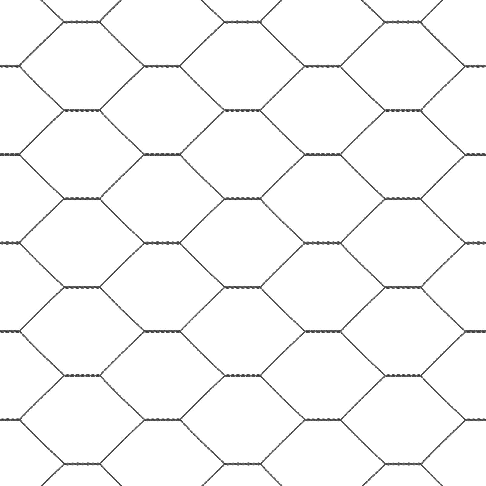Hexagon Fence 1X100 M Staal Grijs 100 x 1 m 36 mm