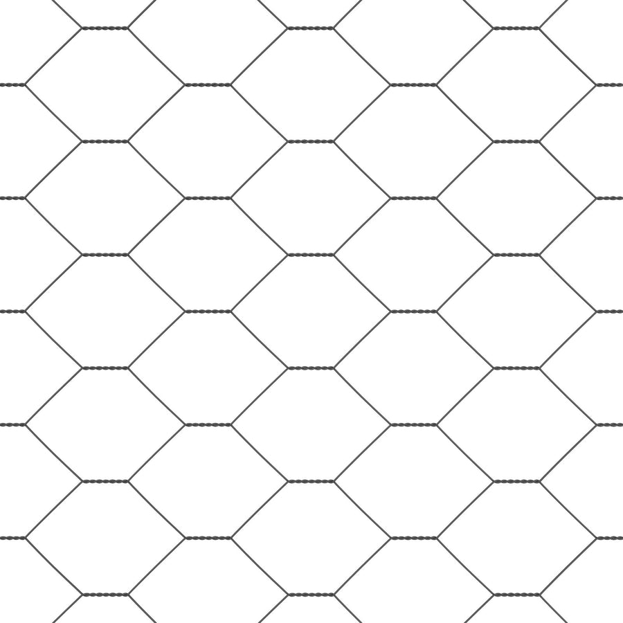 Hexagon Fence 1X100 M Staal Grijs 100 x 1 m 36 mm