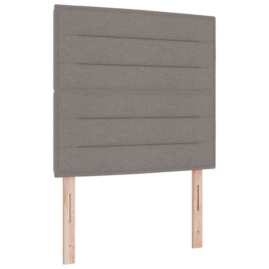 Bedframe Taupe 120X200 Cm Stof Crème