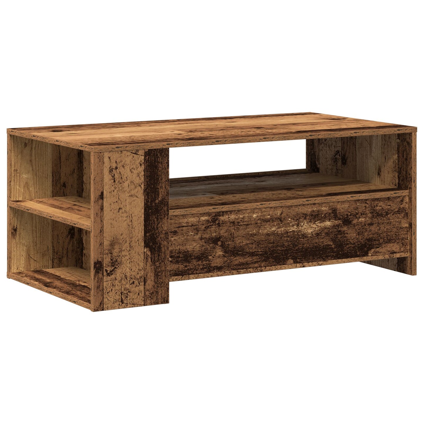 Salontafel Oud Hout 102X55X43,5 Cm Engineered Wood