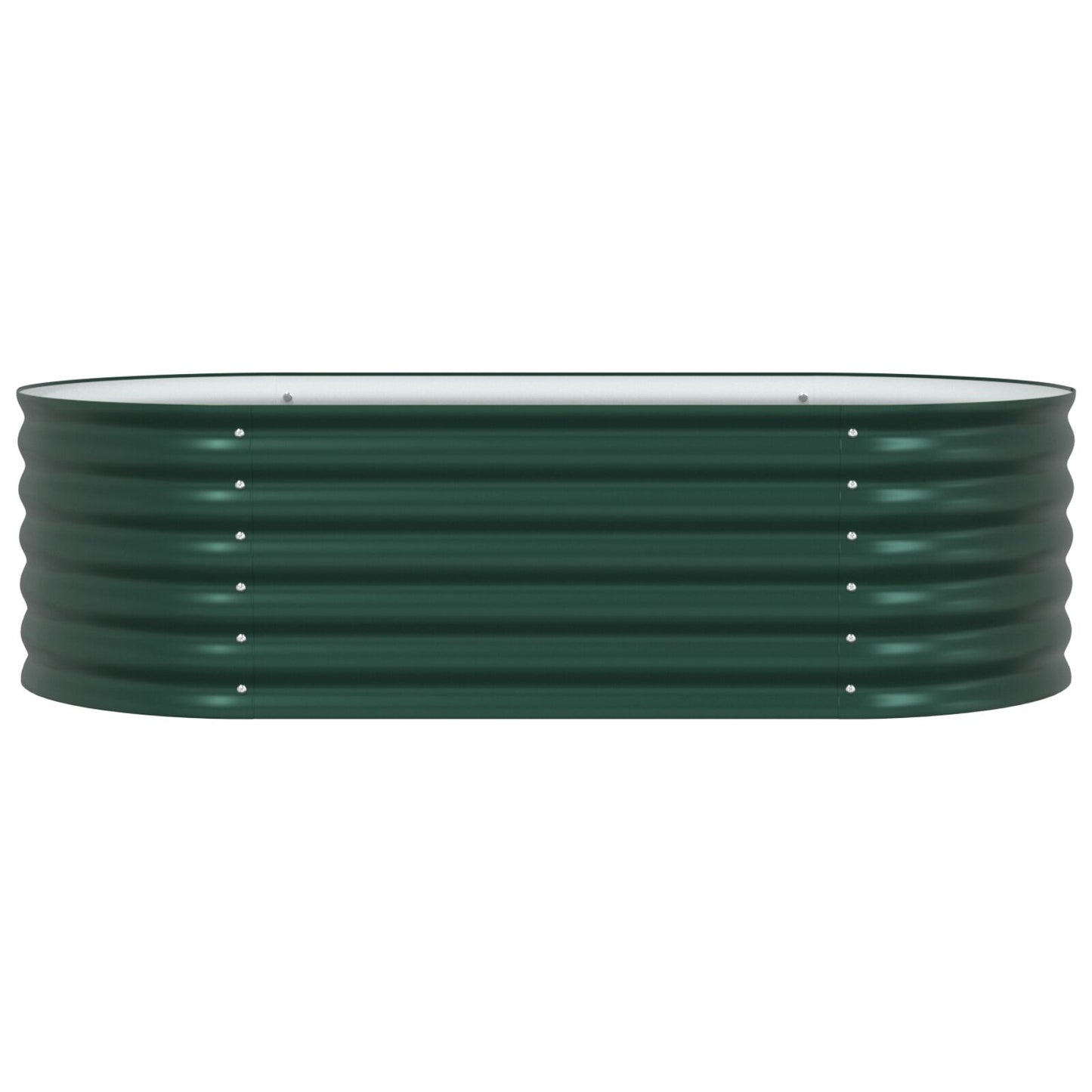 Tuin Kweekbed Gegalvaniseerd Staal 160 x 80 x 44 cm Groen