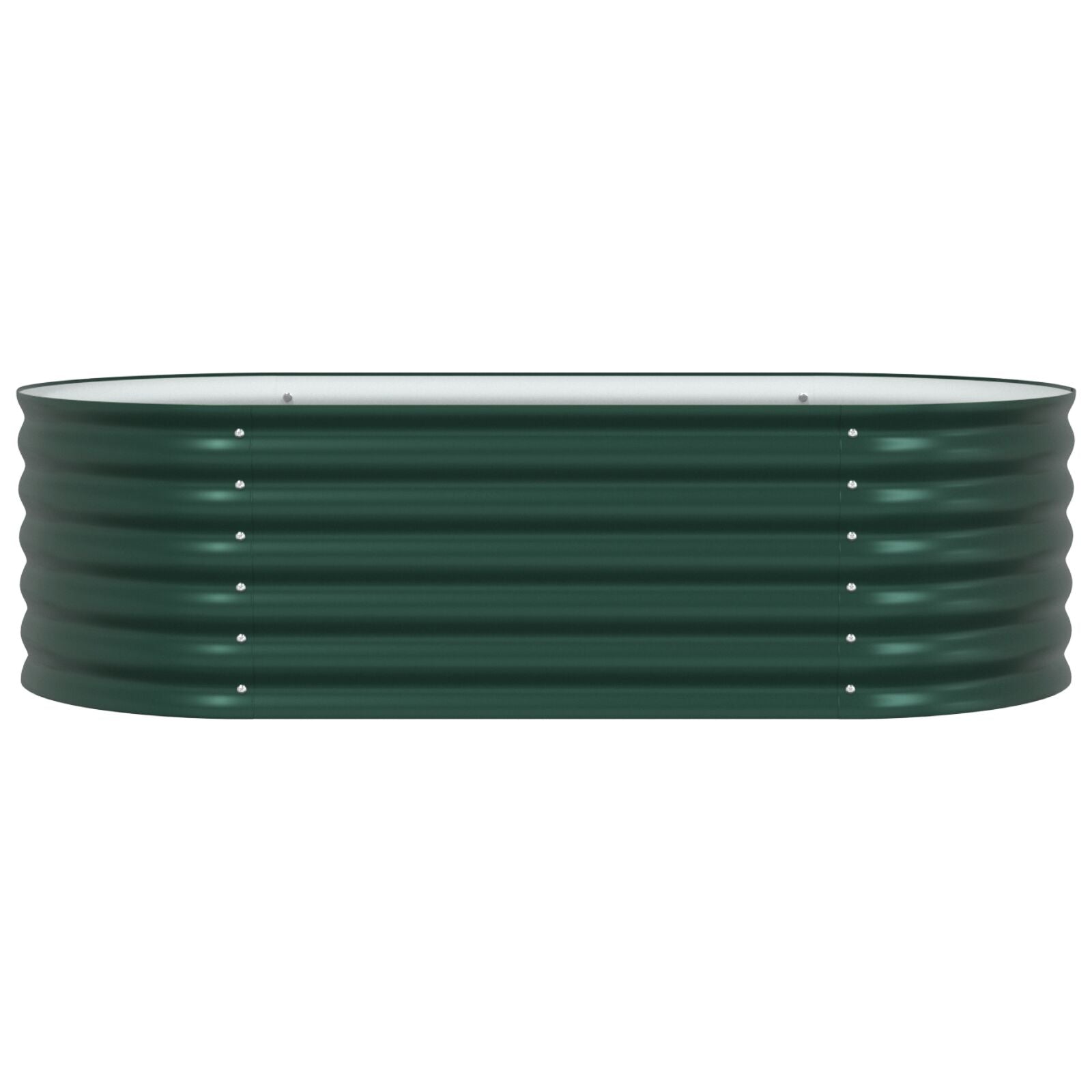 Tuin Kweekbed Gegalvaniseerd Staal 160 x 80 x 44 cm Groen