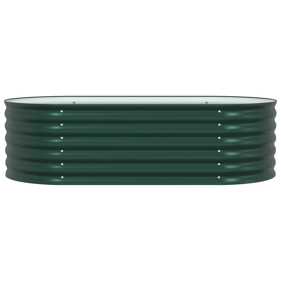 Tuin Kweekbed Gegalvaniseerd Staal 160 x 80 x 44 cm Groen