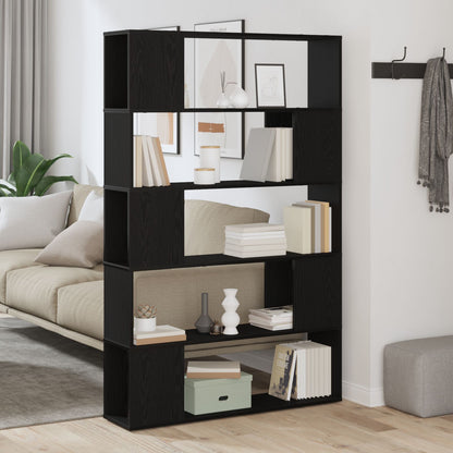 Boekenplank Gelaagd Hout Zwart eiken 100 x 24 x 155 cm