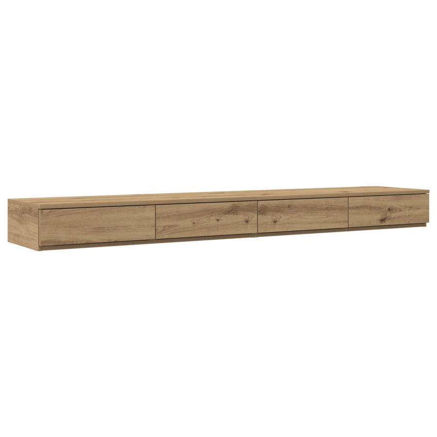 Bed Lades Engineered Hout Artisan eiken 200 x 36.5 x 16.5 cm