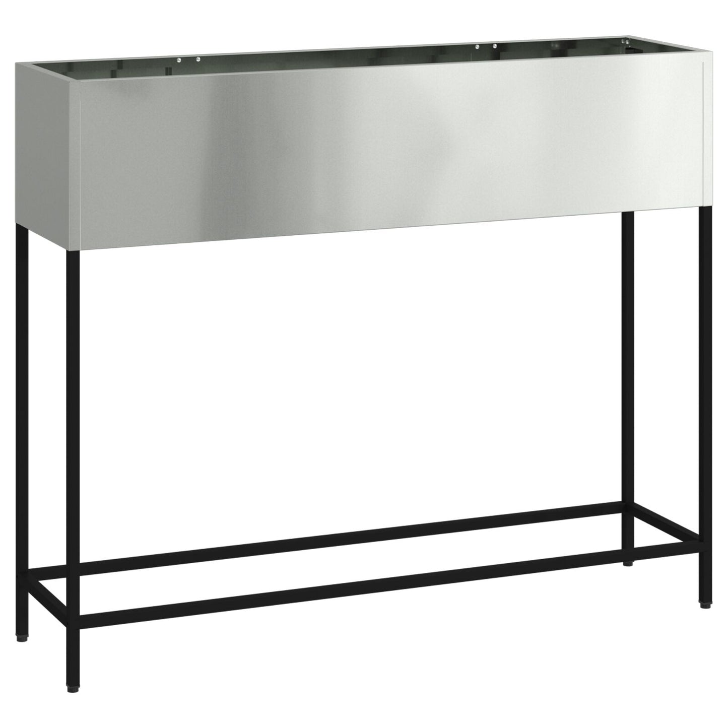 Verhoogde Tuinbak Gegalvaniseerd staal 100 x 26 x 82 cm
