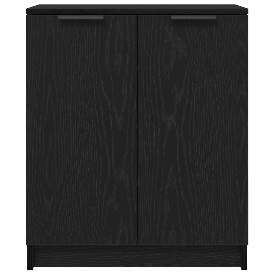 Schoenenkast Zwart Eik 59X35X70 Cm Gebeitst Hout