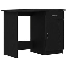 Bureau Zwart Eiken 100X50X76 Cm Enkel Hout