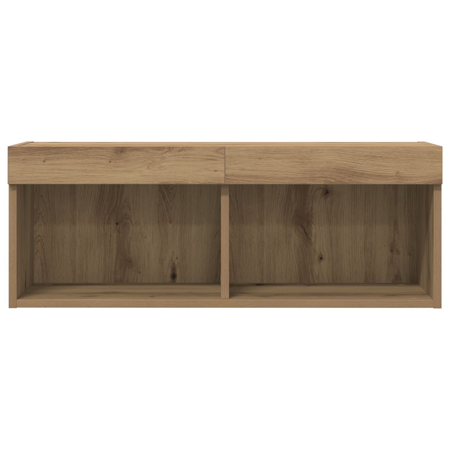 Tv Wandkast Met Led Verlichting 1 Artisan Eiken
