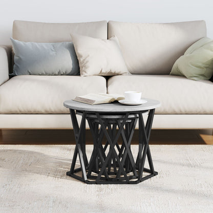Nesting Bijzettafels 3 Pcs Bewerkt Hout Grijze sonoma