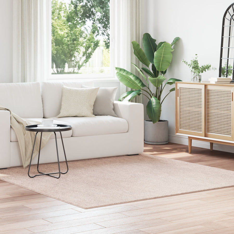 Shaggy Tapijt Met Latex Achterkant Crème 200 x 200 cm