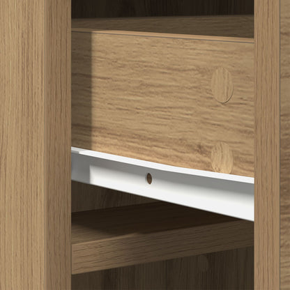 Hoge Kast 40X41X135 Cm Engineered Wood Ambachtelijk eiken
