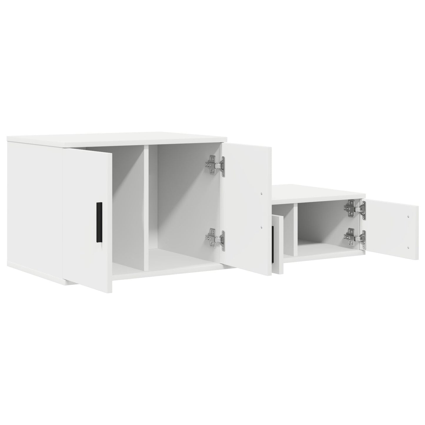Opbergkast Geengineerd Hout Wit 127 x 41 x 40 cm