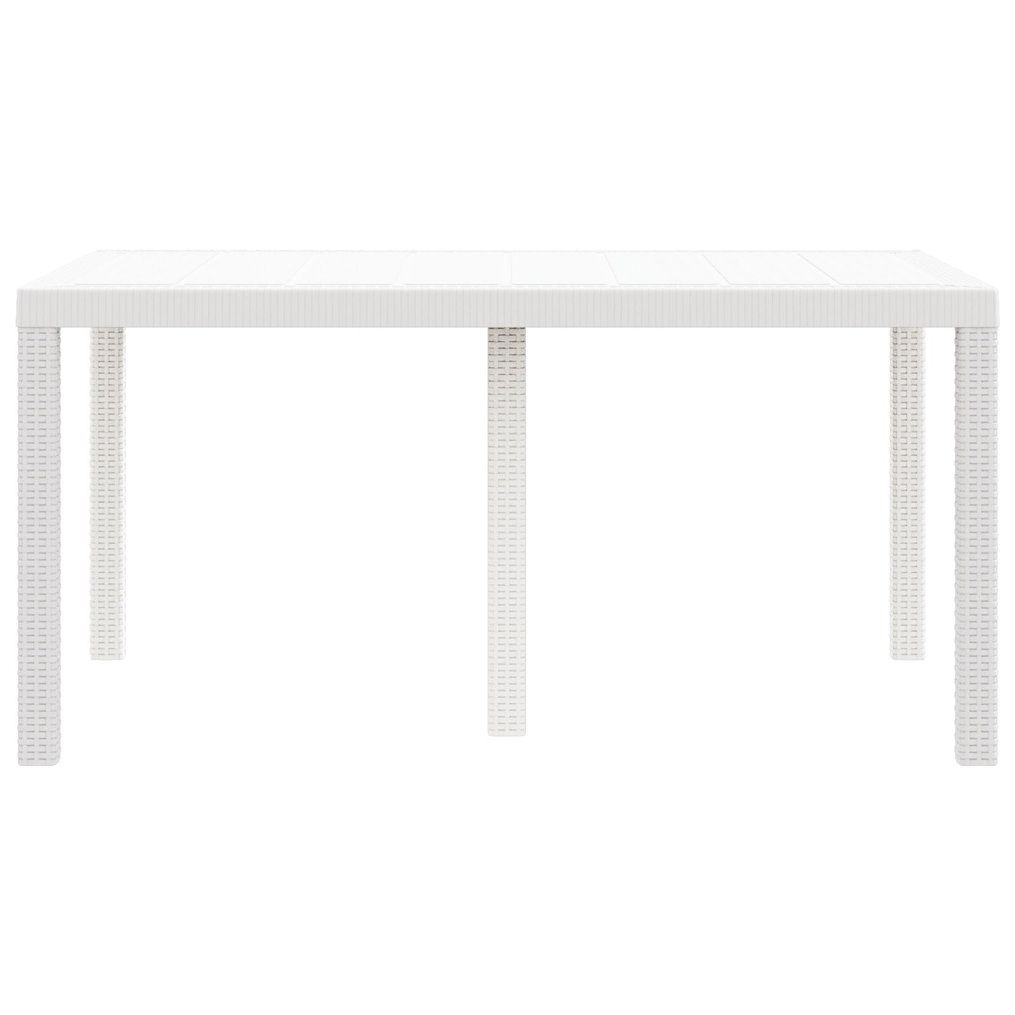 Buitentafel Polypropyleen Middelgroot Duurzaam Tuintafel Wit 1,5 m