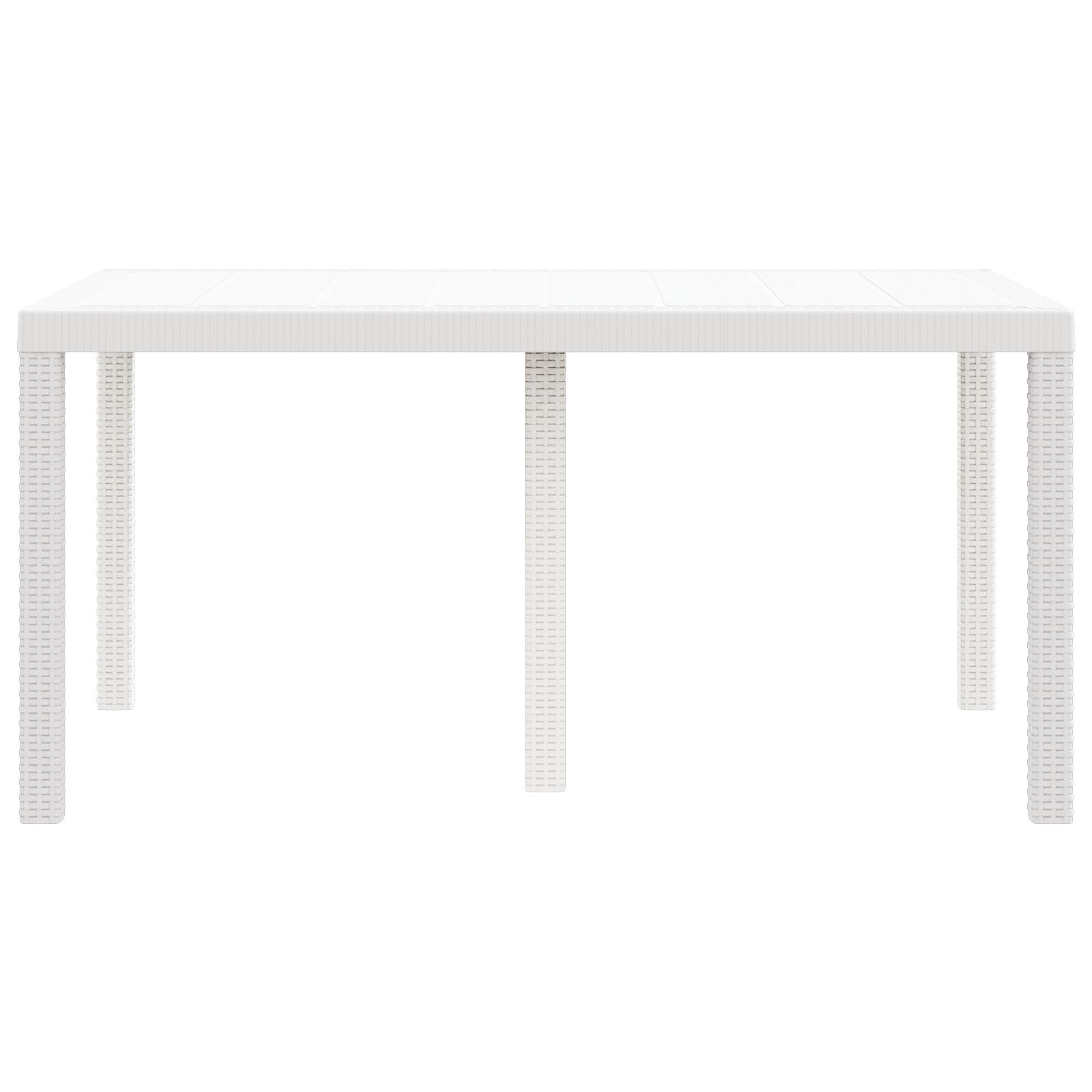 Buitentafel Polypropyleen Middelgroot Duurzaam Tuintafel Wit 1,5 m