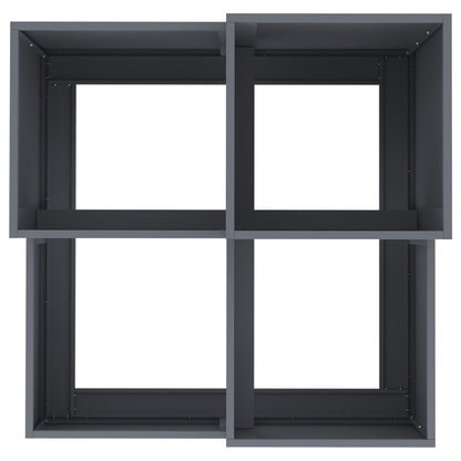 Tuinplanter Staal Anthraciet 80 x 80 x 60 cm